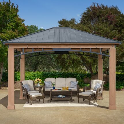 12 x 14 Yardistry Gazebo with Steel (Assembly Included)