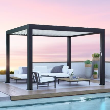 12 x 12 Aluminum Louver Room