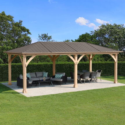 Rain Gutter Kit For The 12 x 24 Meridian Gazebo (Assembly Included)